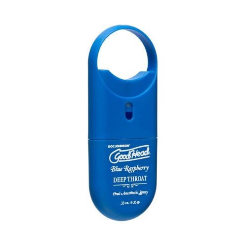 GoodHead Spray para Garganta Profunda Sabor Frambuesa Azul