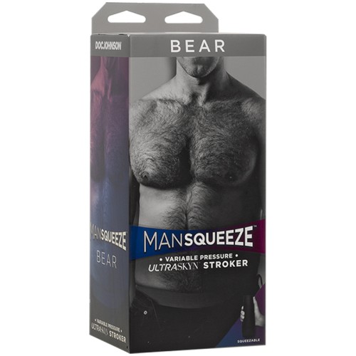 Man Squeeze Bear Ass Vainilla | Stroker Realista