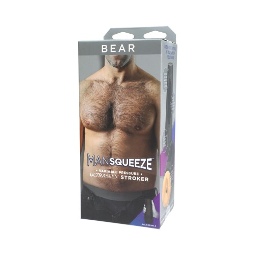 Man Squeeze Bear Ass Vanilla | Lifelike Stroker