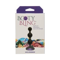 Booty Bling Jeweled Silicone Anal Beads