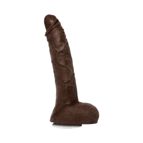 Cock Jason Luv 10in ULTRASKYN con Succión Vac-U-Lock Removible - Chocolate