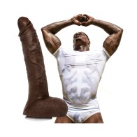 Jason Luv 10in ULTRASKYN Cock with Removable Vac-U-Lock Suction Cup - Chocolate