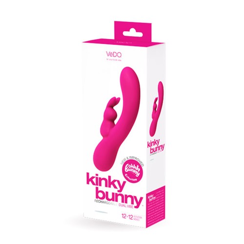 VeDO Kinky Bunny Rechargeable Rabbit Vibrator - Ultimate Dual Stimulation