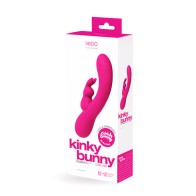 VeDO Kinky Bunny Rechargeable Rabbit Vibrator - Ultimate Dual Stimulation