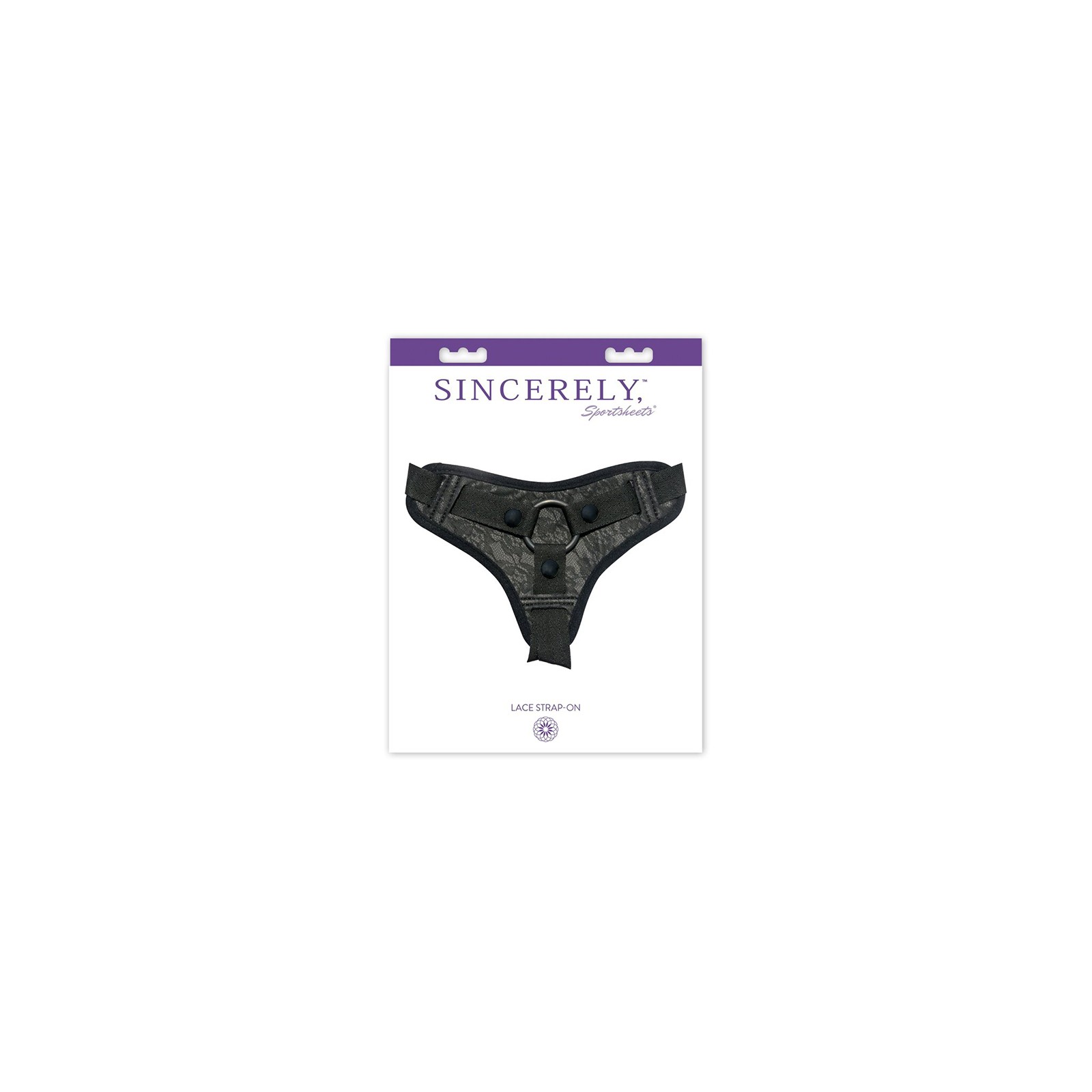 Sportsheets Adjustable Lace Strap-On Harness Black