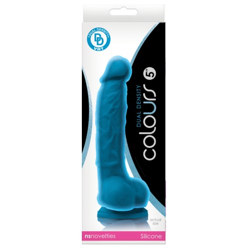 Colours Dual Density 5 in Dildo Blue