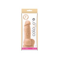 Colours Pleasures 4 in. Dildo Beige - Safe and Fun