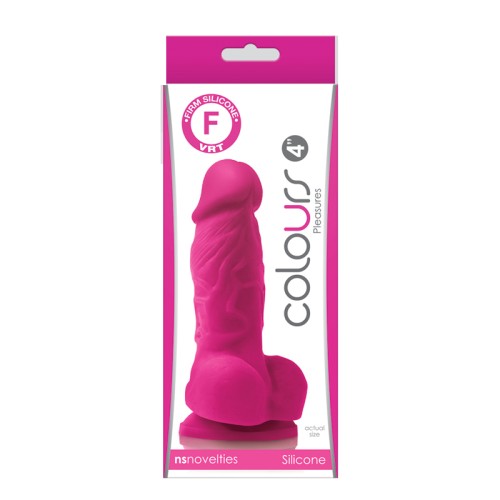 Dildo Rosa de 4 Pulgadas Colours Pleasures