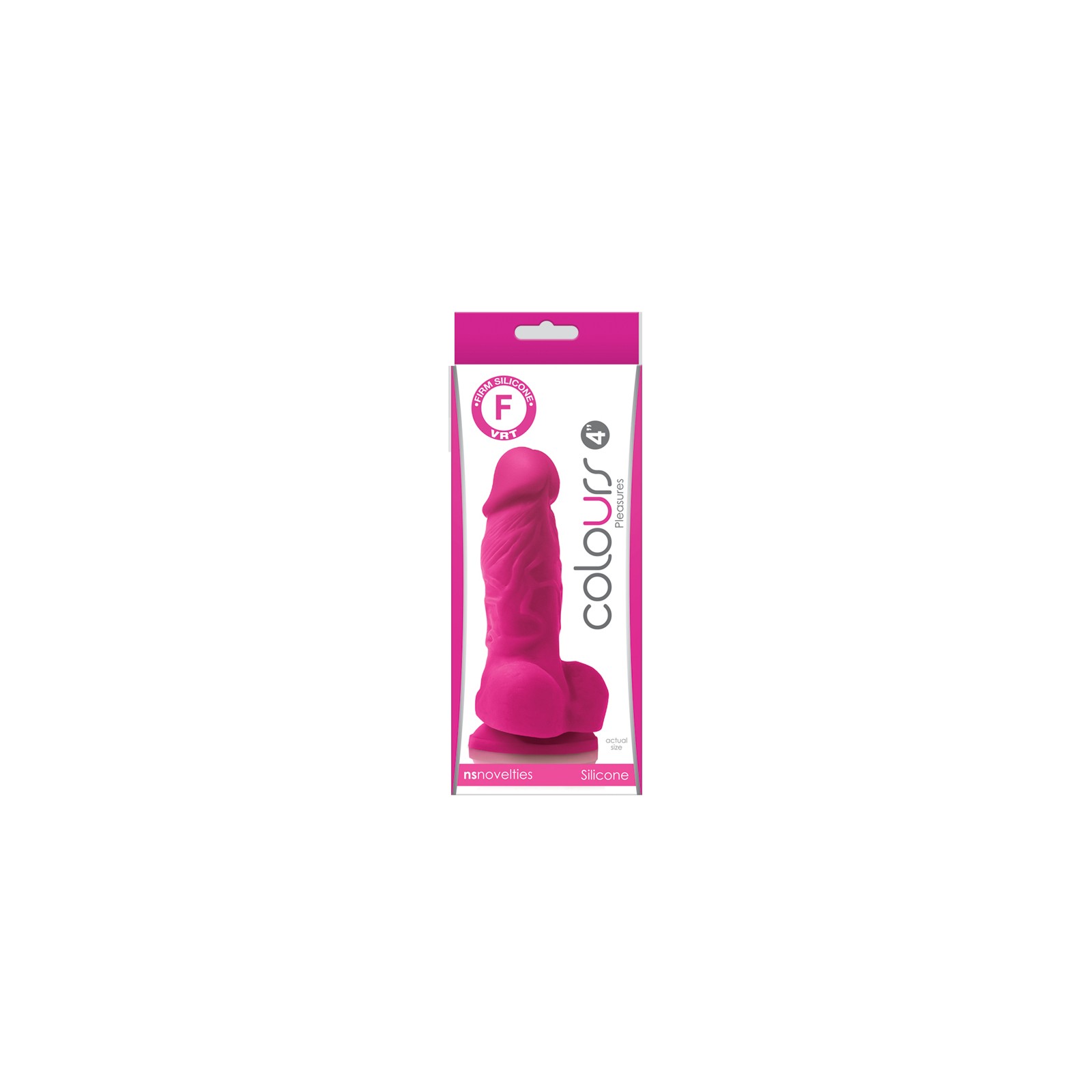 Dildo Rosa de 4 Pulgadas Colours Pleasures