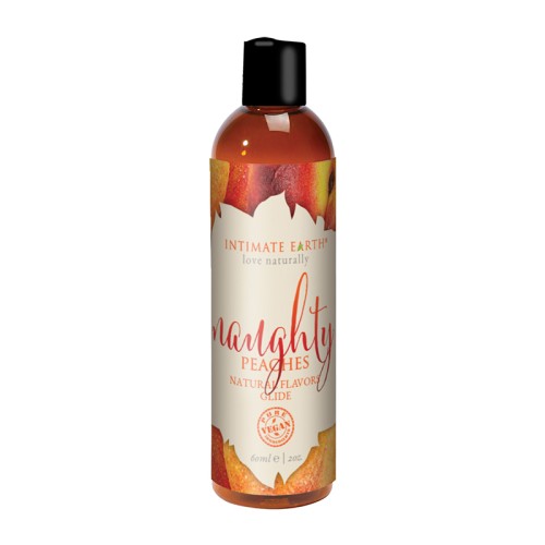 Intimate Earth Naughty Peach Glide para Placer Oral