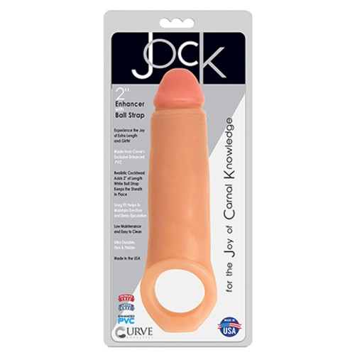 Aumentador Curve Toys Jock con Correa para Testículos