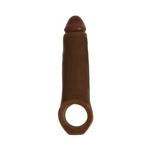 Curve Toys Jock Enhancer with Ball Strap Extension Brown