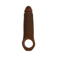 Curve Toys Jock Enhancer with Ball Strap Extension Brown