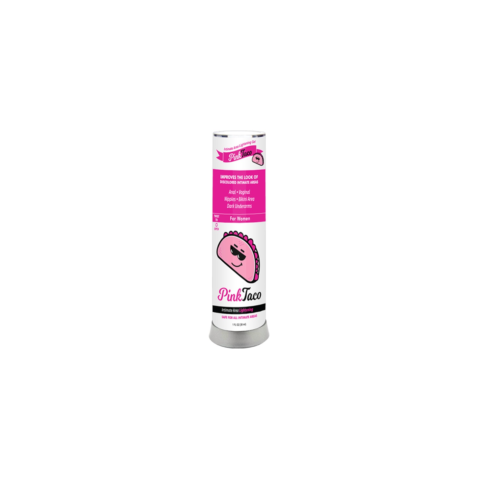 Gel Aclarante Intimo Pink Taco para Áreas Sensibles