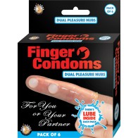 Finger Condoms with Lube - Safe Intimacy