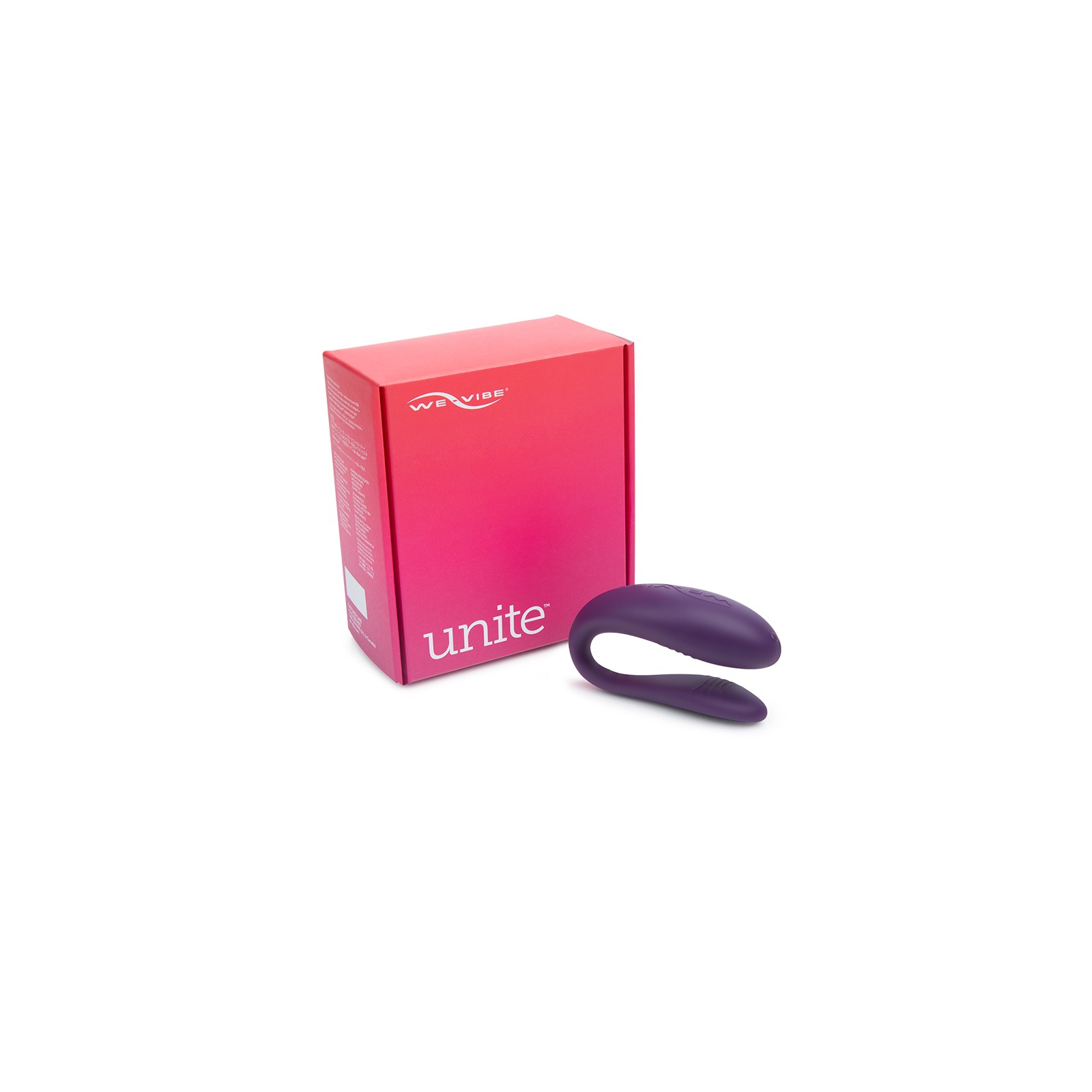 Vibrador de Silicona Recargable We-Vibe Unite Púrpura para Intimidad Máxima