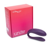 Vibrador de Silicona Recargable We-Vibe Unite Púrpura para Intimidad Máxima