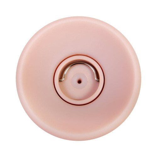 Evolved Big Shot Vibrating Dildo 8 in. Silicone Squirting Beige