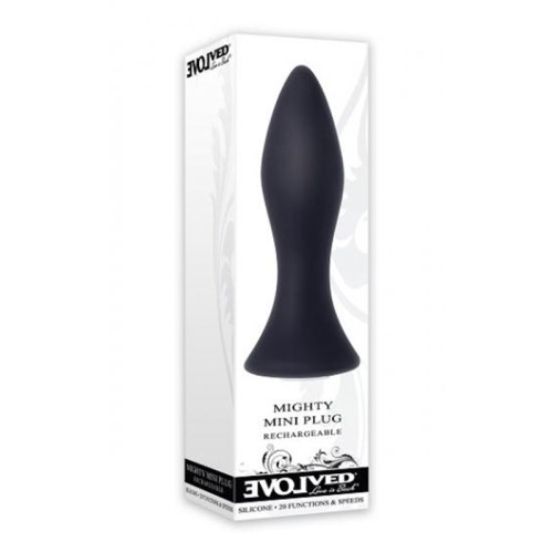 Evolved Mighty Mini Plug Vibrador Anal Negro