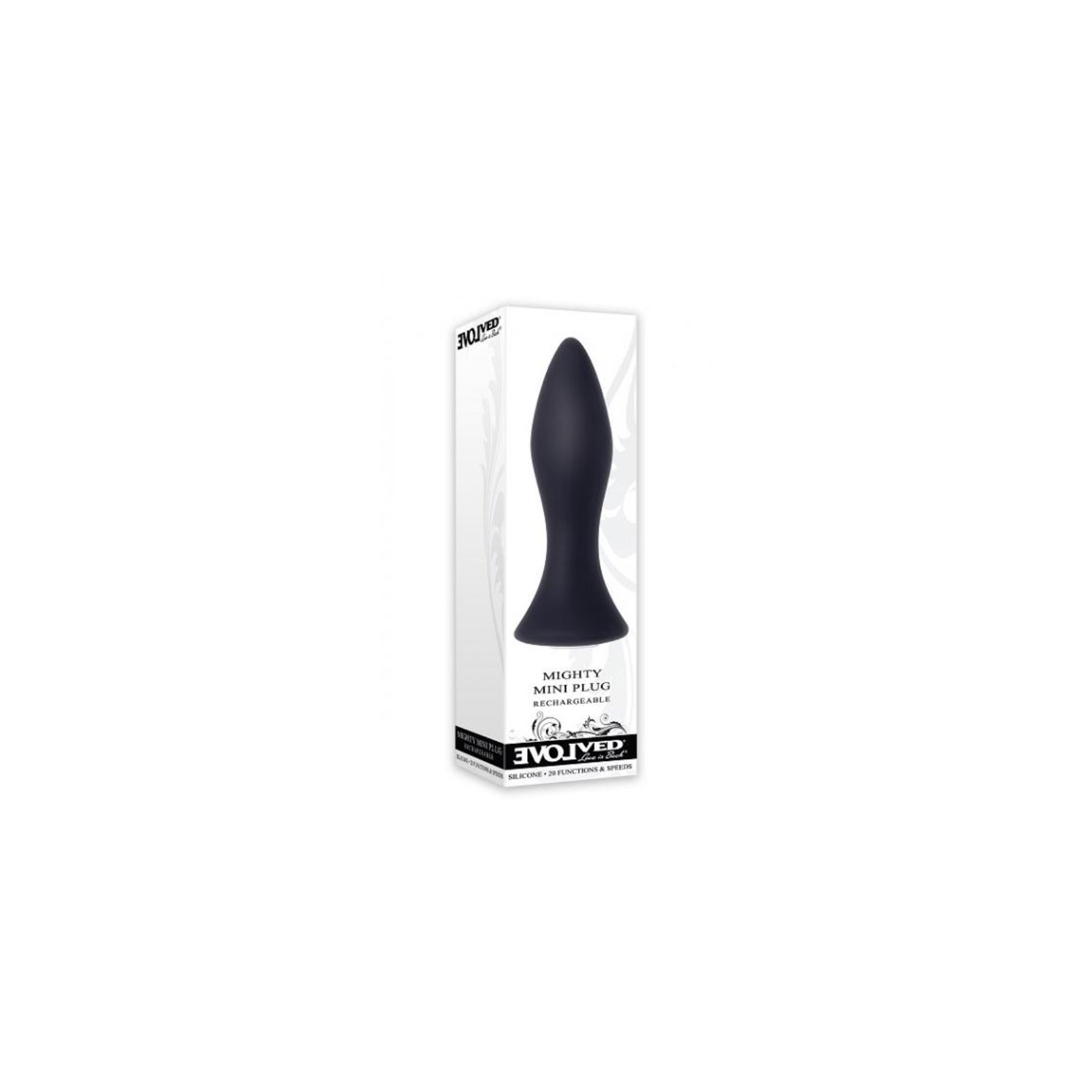 Evolved Mighty Mini Plug Vibrador Anal Negro