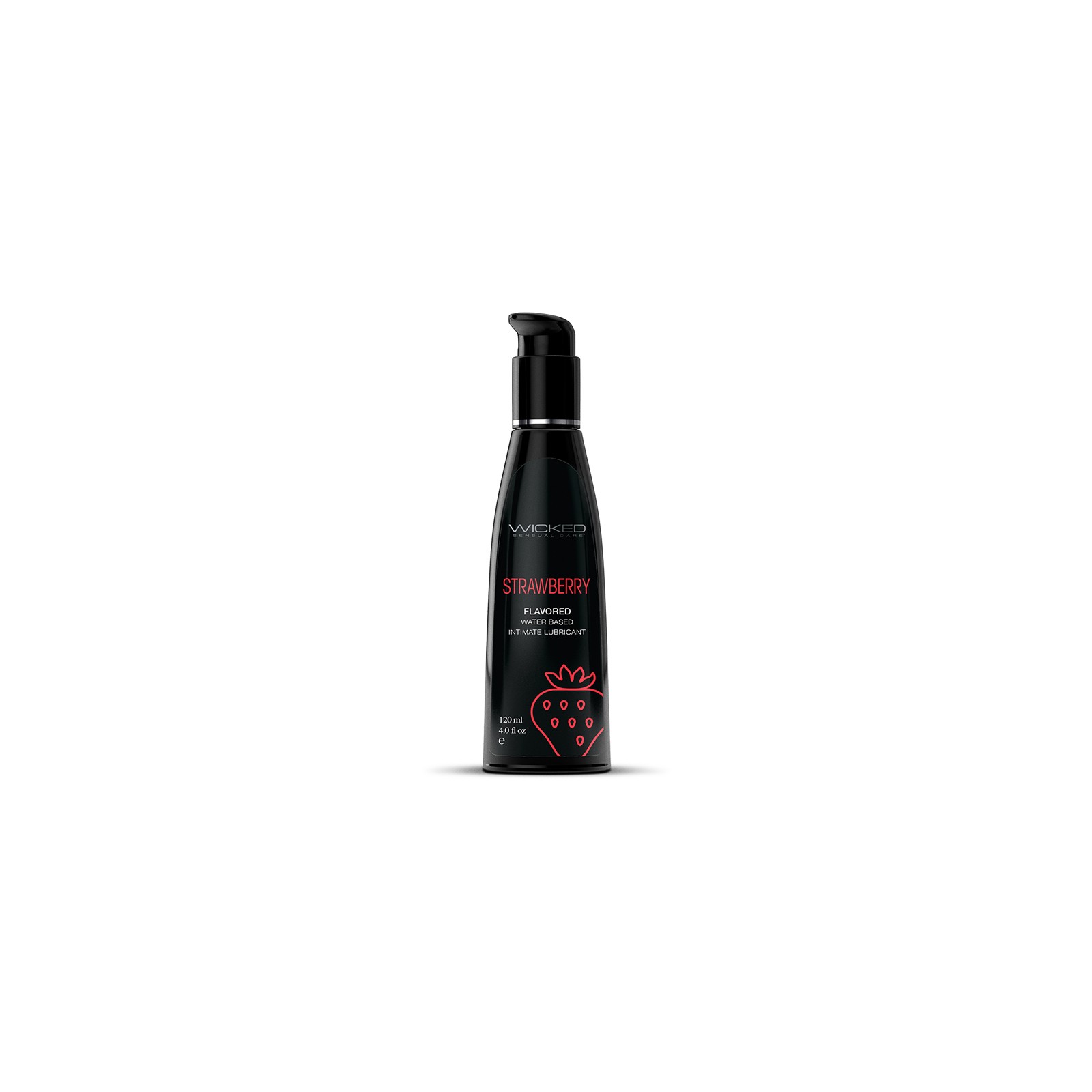 Wicked Aqua Strawberry Water-Based Lubricant 4 oz.