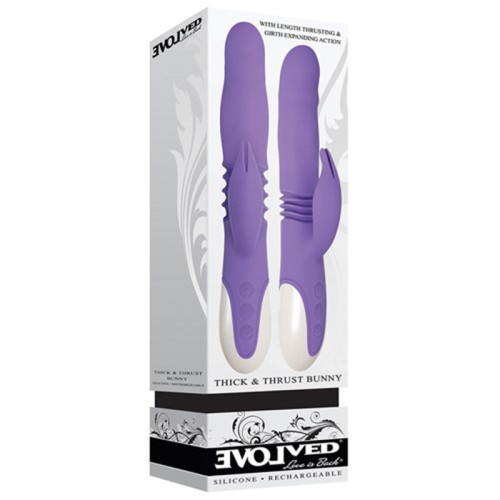 Conejito Vibrador Evolved Thick & Thrust - Placer Definitivo