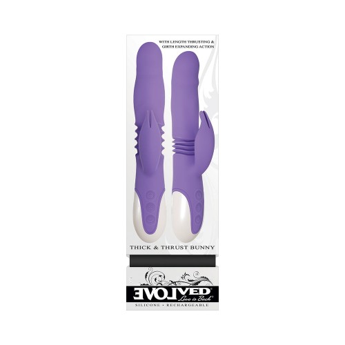 Conejito Vibrador Evolved Thick & Thrust - Placer Definitivo