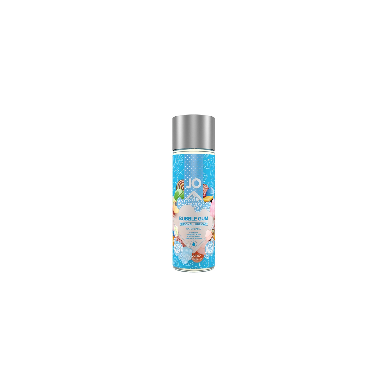 JO Candy Shop Bubble Gum Flavored Water-Based Lubricant 2 oz.