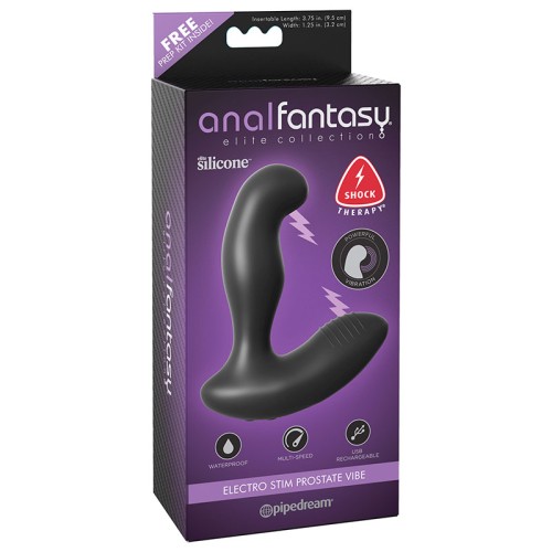 Vibrador Prostático Electro Estímulo Elite Fantasía Anal Pipedream - Placer Eléctrico