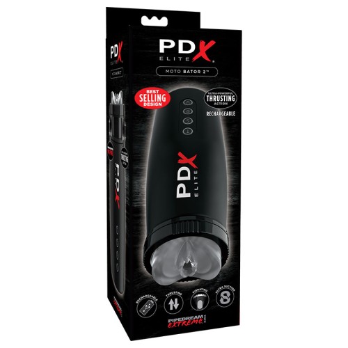 PDX Elite Motobator 2 Rechargeable Vibrating Masturbator