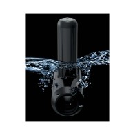 PDX Elite Hydrobator Rechargeable Silicone Vibrating Stroker Black - Innovative Pleasure