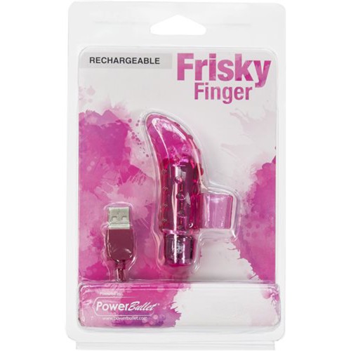 Vibrador Recargable Frisky Finger Rosa