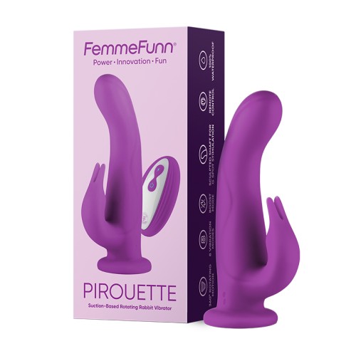 FemmeFunn Pirouette Dildo Vibrador de Doble Estimulación