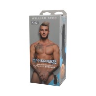 Man Squeeze - William Seed - ULTRASKYN Stroker - Ass Vanilla