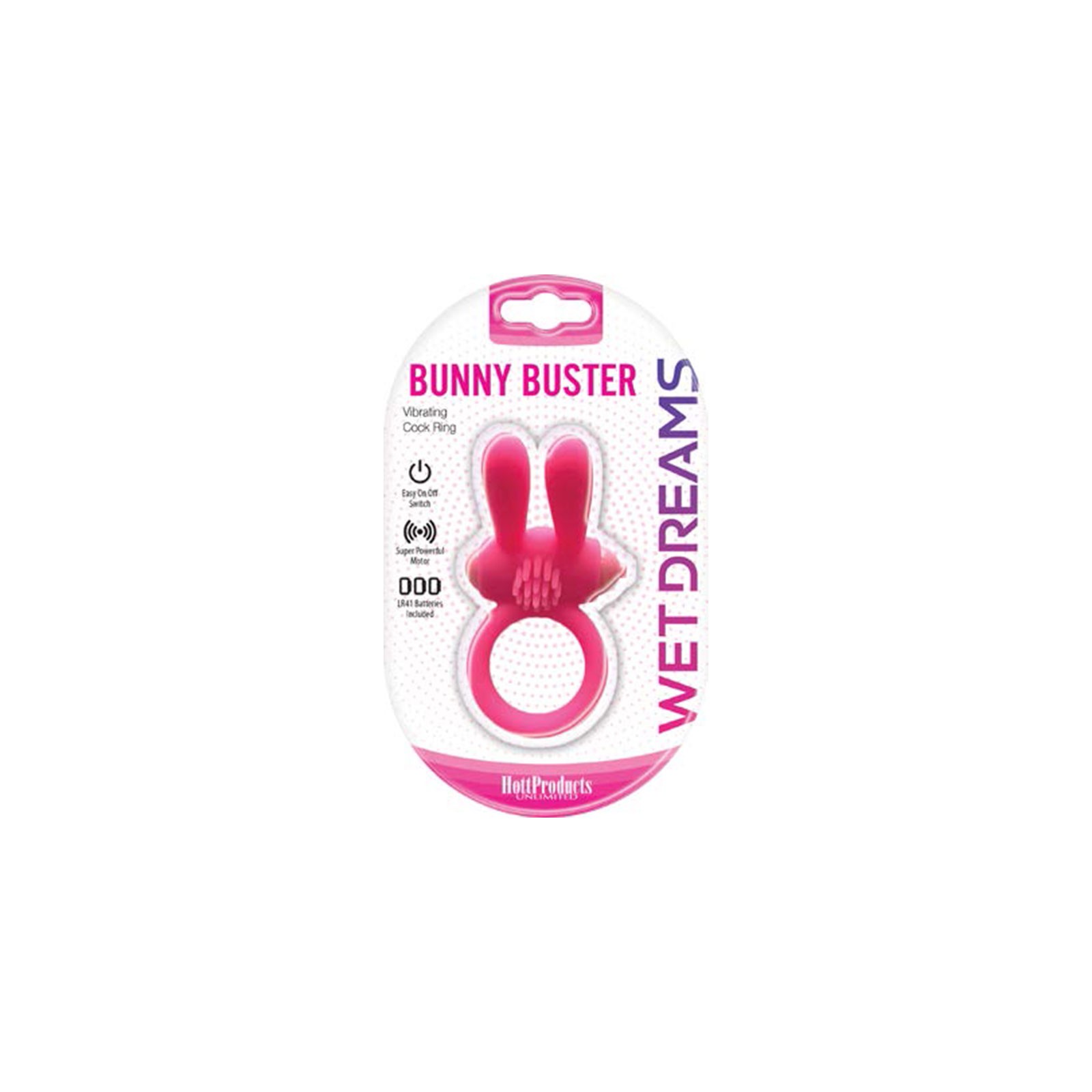 Anillo para el Pene Bunny Buster Rosa Wet Dreams