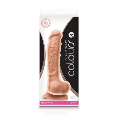 Dildo Densidad Dual de 8 in. de Colours