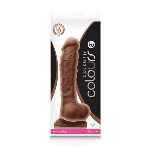 Dual Density 8 in. Dildo for Realistic Pleasure