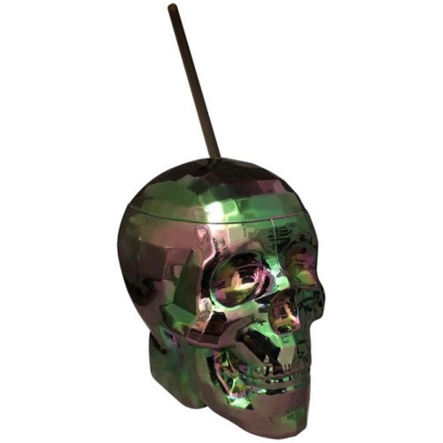 Oil Slick Skull Drinking Cup by Kheper Games