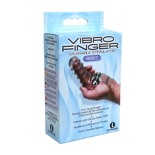 Masajeador de Dedos Ribeteado VibroFinger - Placer Último