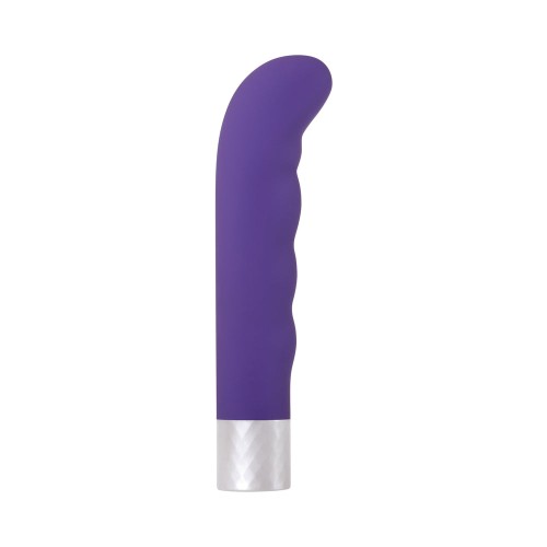 Vibrador de Punto G Recargable Evolved Spark Púrpura