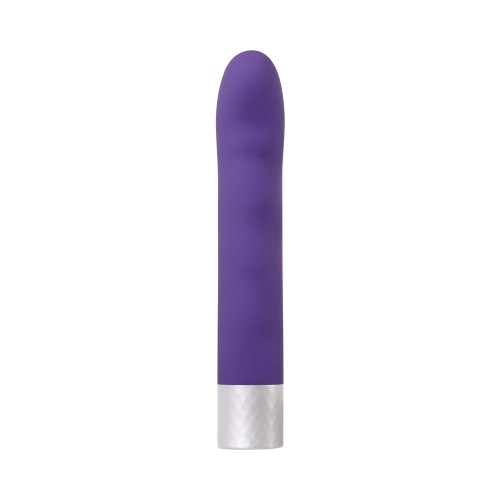 Vibrador de Punto G Recargable Evolved Spark Púrpura