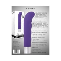 Vibrador de Punto G Recargable Evolved Spark Púrpura