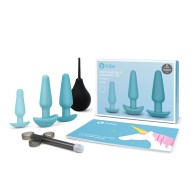 b-Vibe 7-Piece Anal Training Kit Teal