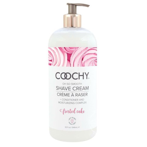 Coochy Shave Cream Frosted Cake