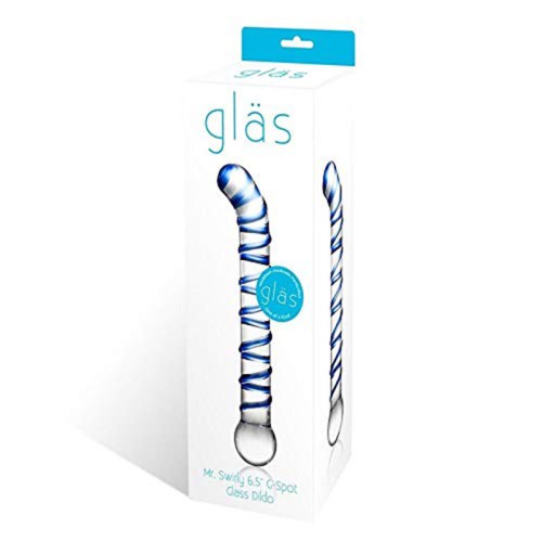 Glas Mr. Swirly G-Spot Glass Dildo