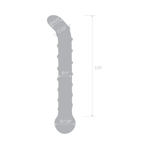 Glas Mr. Swirly Dildo de Vidrio para G-Spot