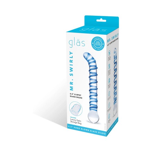 Glas Mr. Swirly Dildo de Vidrio para G-Spot