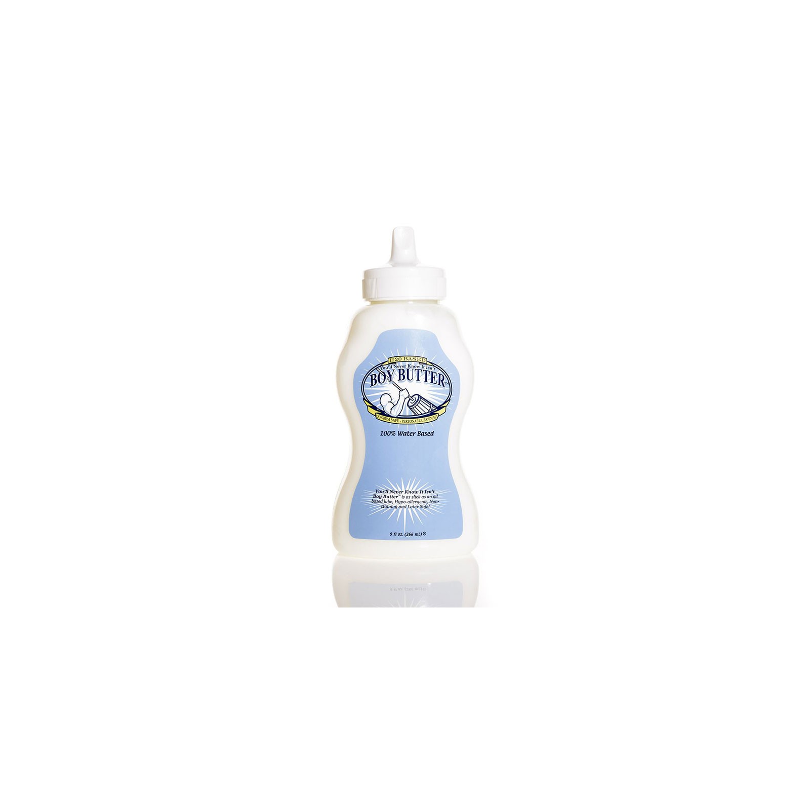 Boy Butter H2O Water-Based Lubricant 9oz Bottle