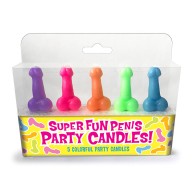 Velas de Fiesta en Forma de Pene para Celebraciones