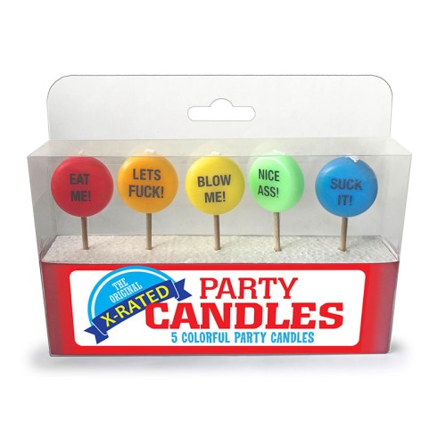 X-Rated Party Candles - Fun and Cheeky Celebration Accessories